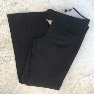 Black Banana Republic Sloan Bootcut Dress Pants